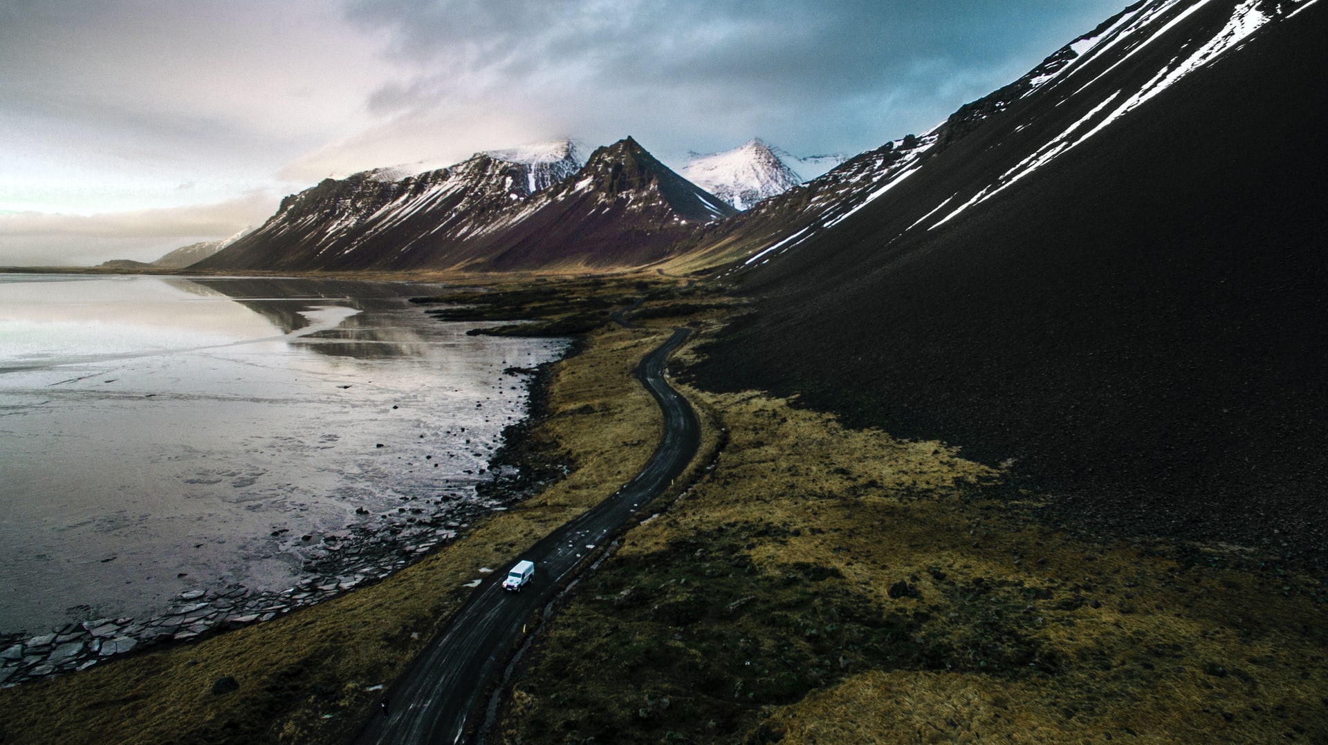 The vast Icelandic landscape