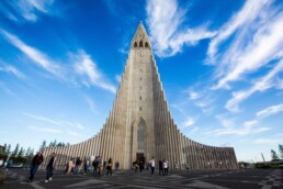 Hallgr&iacute;mskirkja Lutheran Church in Iceland