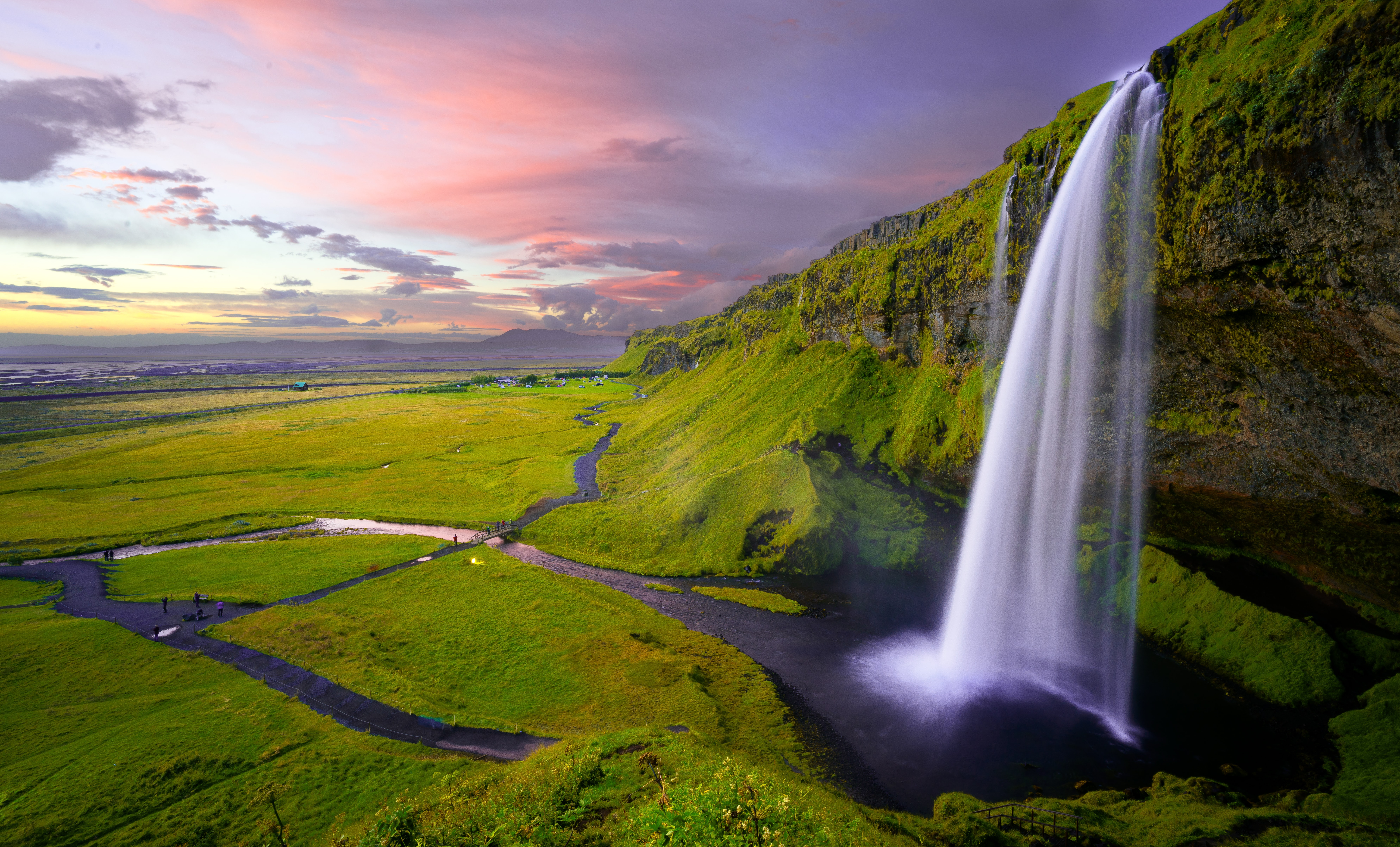 Seljalandsfoss waterfall in Iceland