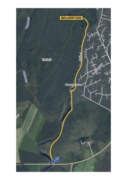 Bruarfoss map