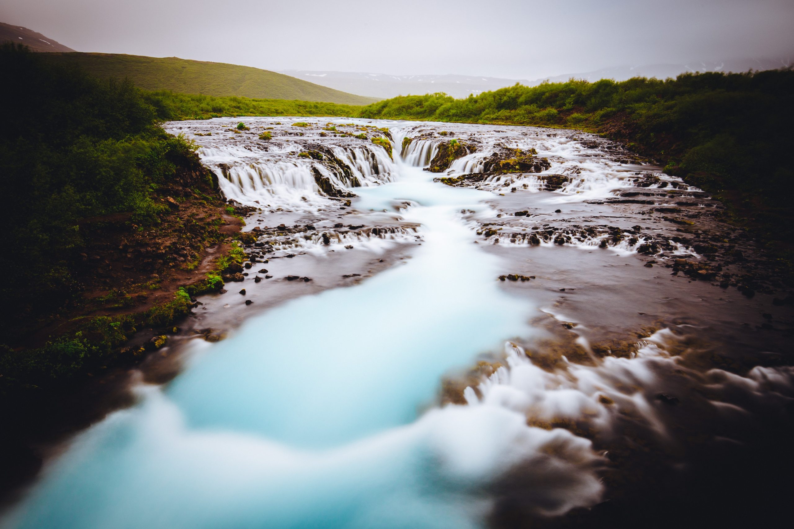 A small waterfall in Iceland