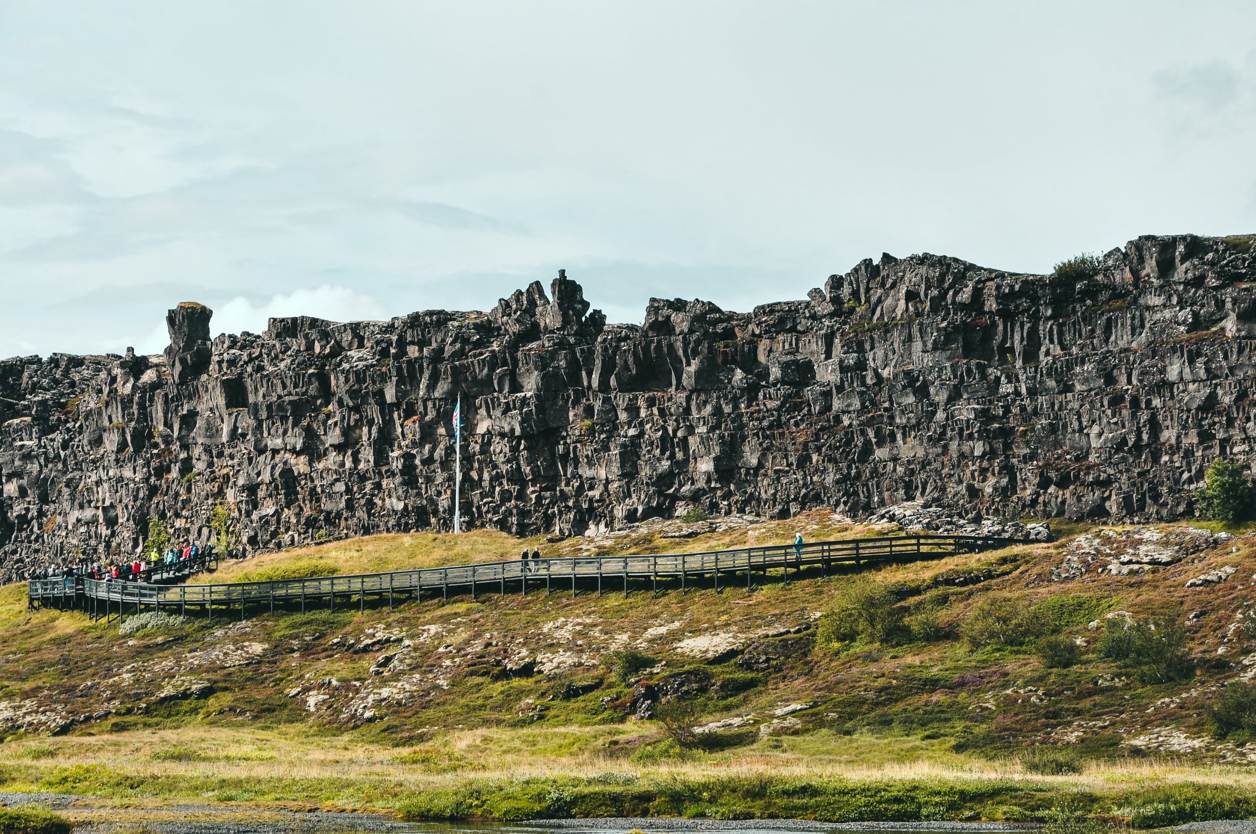 Tectonic plate at Thingvellir National Park
