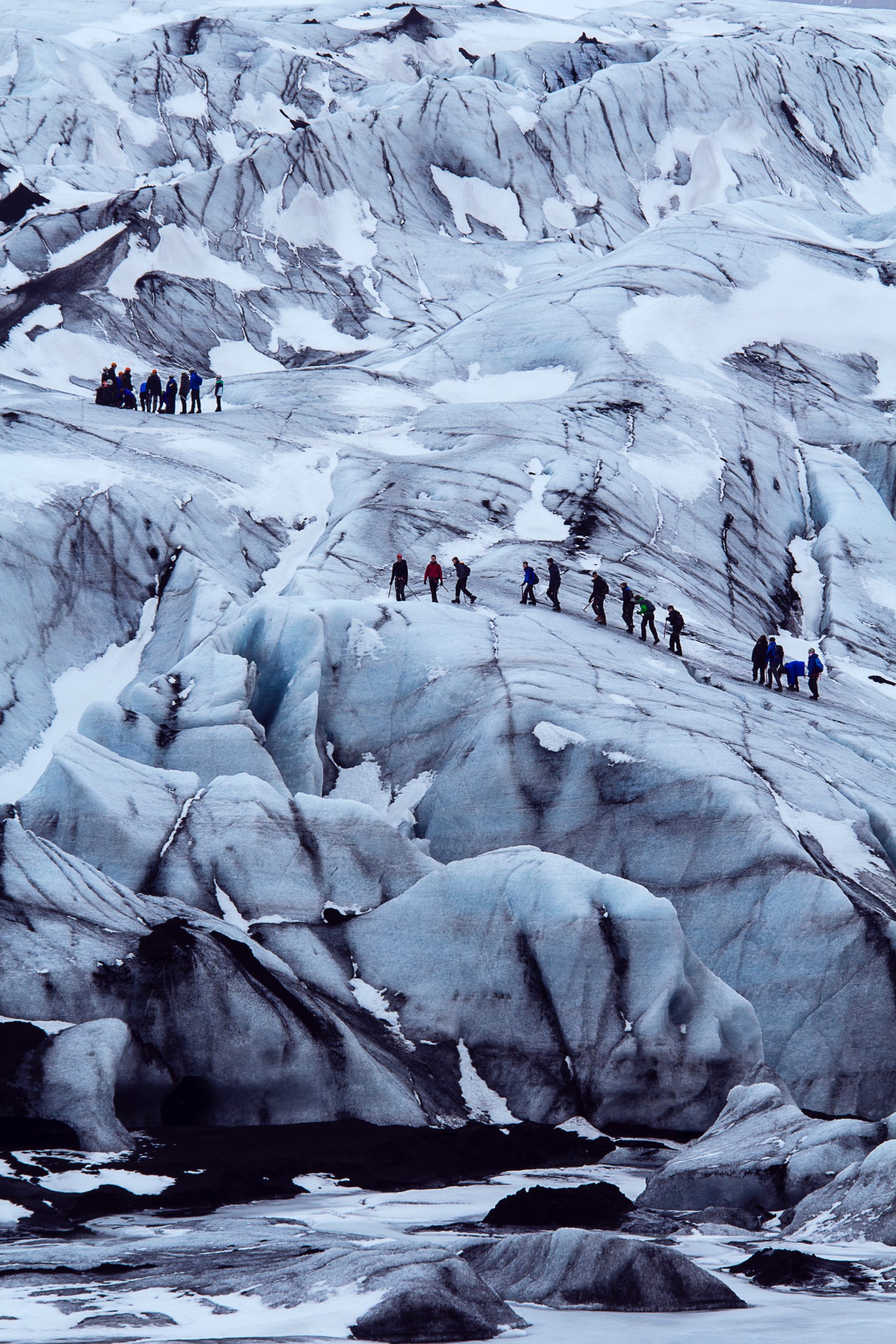 People on a Glacier Walk