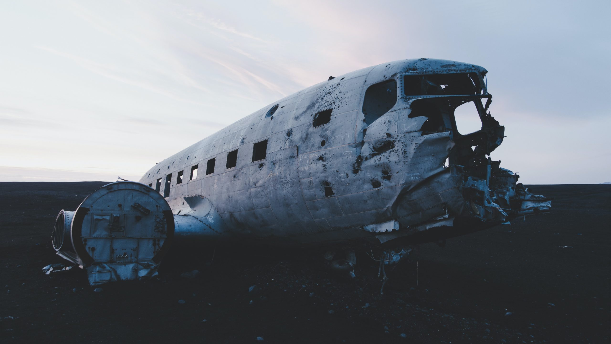 The Douglas Dakota plane wreck in Iceland