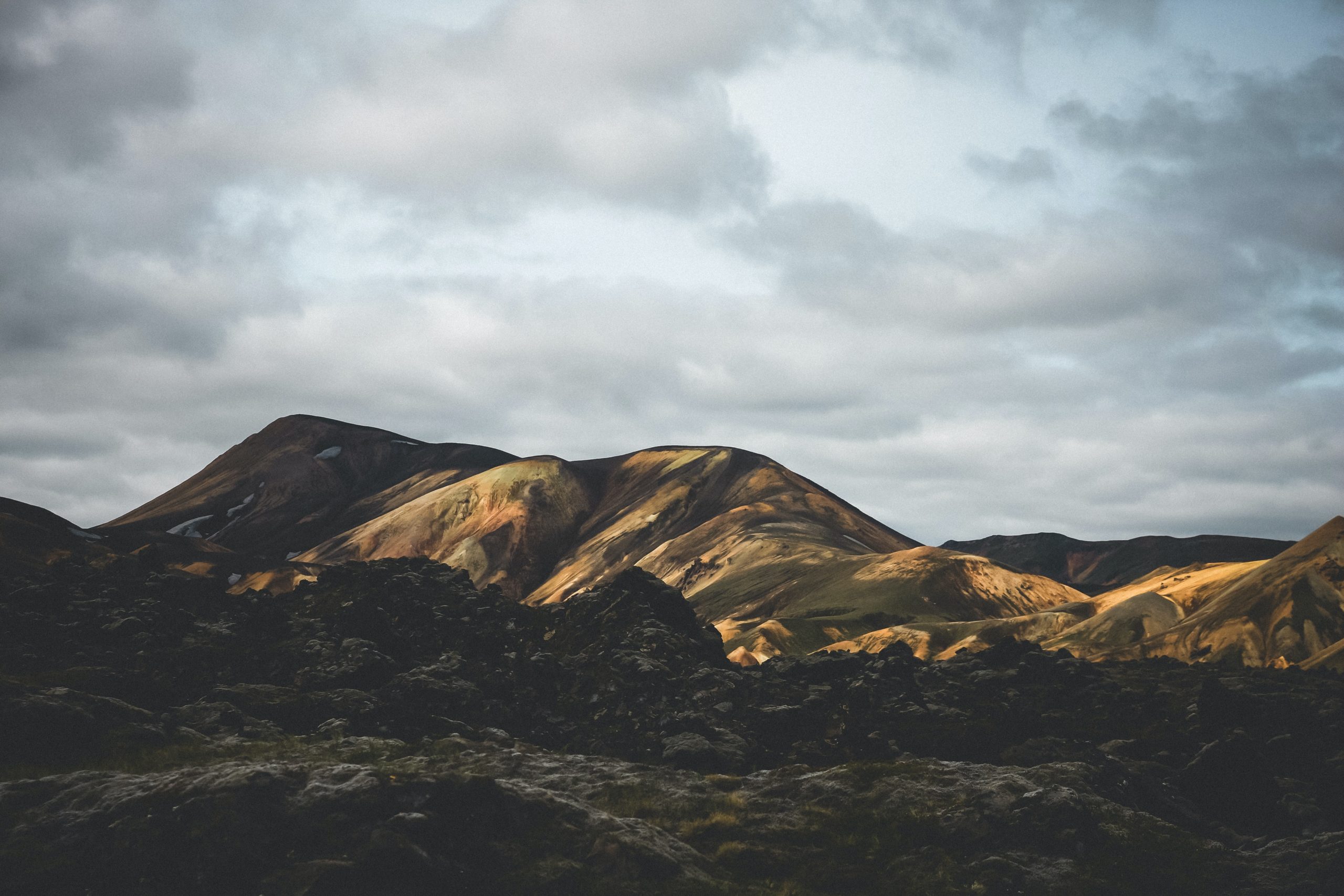 A landscape shot of the Icelandic Highlands