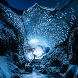 Ice cave in Iceland