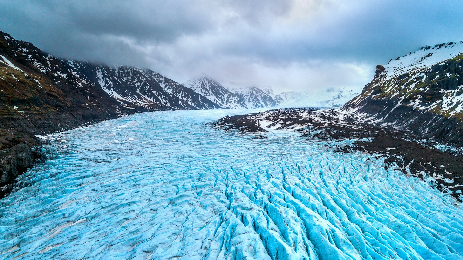 skatfatell glacier formations